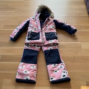 Deux par Deux Gray Fleece Jacket and Pants